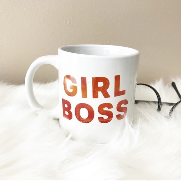 "Girl Boss" 11 oz Distressed Coffee Mug, NWOT - Picture 3 of 7